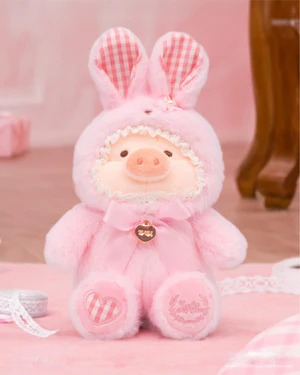 【Plush】LULU THE PIGGY - 23CM BUNNY LULU PLUSH (PINK VER.)