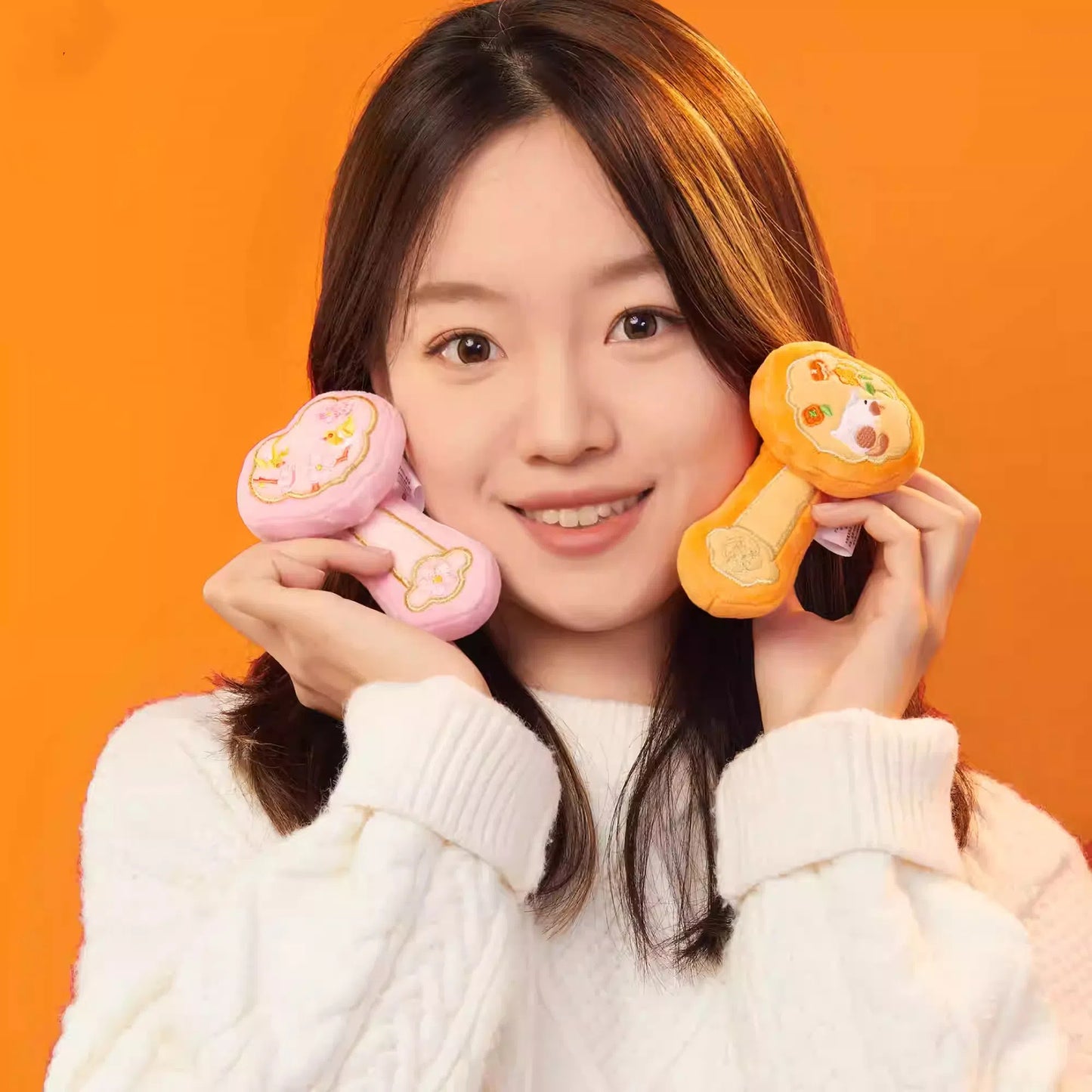 【Plush】Palace Museum Cultural Product - Plush Keychain | Lucky Fruit Shape | Keychain/Bag Pendant