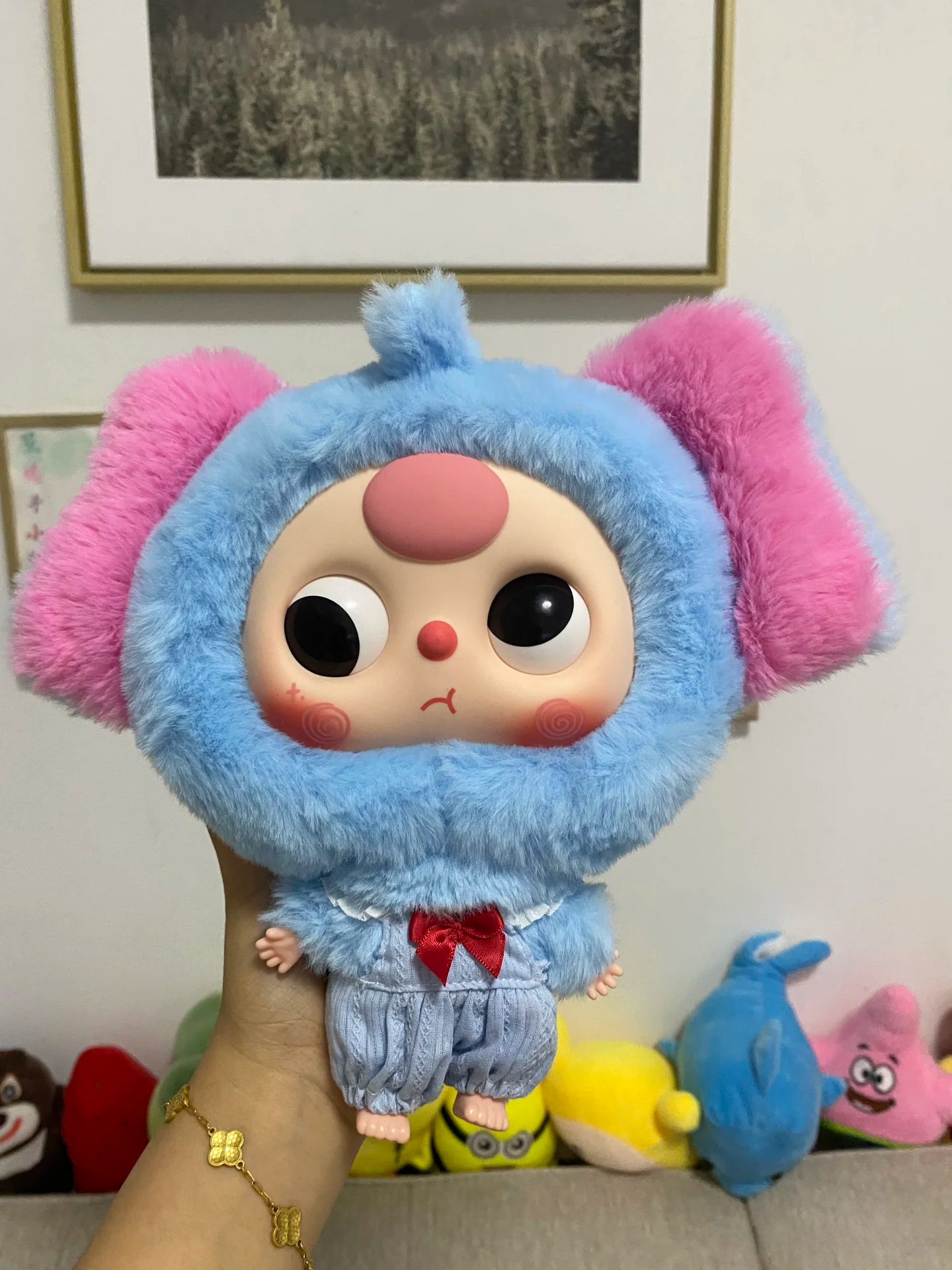 【Blind Box】Baby Three-Big-Head Baby Zip Bag